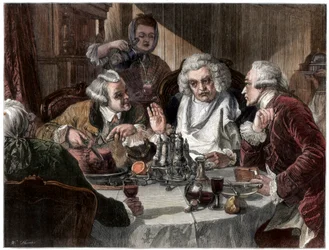 „Pierwszy wywiad dr Johnsona z Johnem Wilkesem”, 1866.