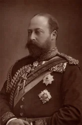 „Edward VII (1841-1910) król Wielkiej Brytanii od 1901 roku, będąc jeszcze księciem Walii. (typ Woodbury)