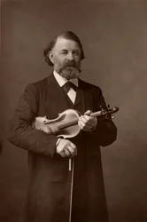 „” Joseph Joachim (1831-1907) węgierski skrzypek, kompozytor i dyrektor Konserwatorium Berlińskiego (typ woodbury)