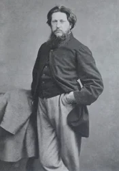 Ford Madox Brown, ok. 1864 r. (albumen carte-de-visite)