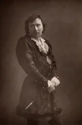 Herbert Beerbohm Tree (1853-1917) Angielski aktor-menedżer (typ Woodbury)