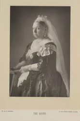 Królowa Wiktoria. Królowa Zjednoczonego Królestwa Wielkiej Brytanii i Irlandii, a od 1876 r. cesarzowa Indii. Portret.