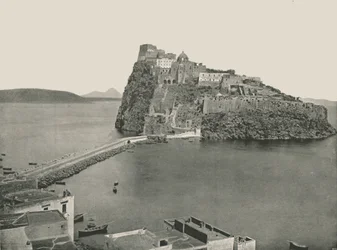 Zamek Aragoński, Ischia, Włochy, 1895.