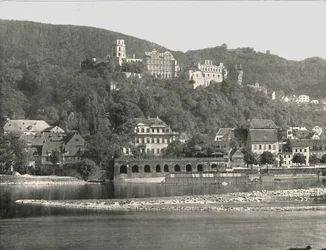 Zamek, Heidelberg, Niemcy, 1895.