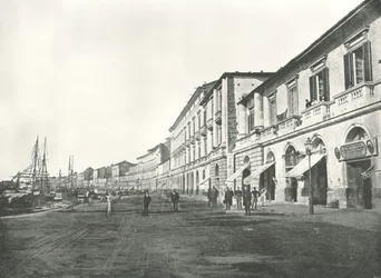 Marina, Mesyna, Sycylia, Włochy, 1895.