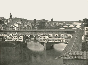 Ponte Vecchio, Florencja, Włochy, 1895.