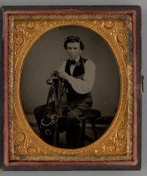 Bez tytułu Edward France, Producent uprzęży, 1860.