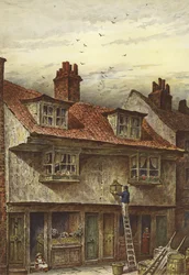 Stare domy, Szafranowe Wzgórze (chromolitho)