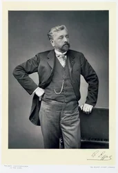 Alexandre Gustave Eiffel, francuski inżynier, koniec XIX wieku