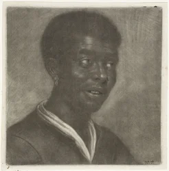 Głowa czarnego mężczyzny, około 1660-70