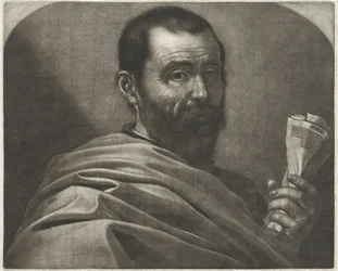 Mężczyzna ze zwojem