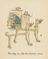 Ilustracja do Legends for Lionel autorstwa Waltera Crane