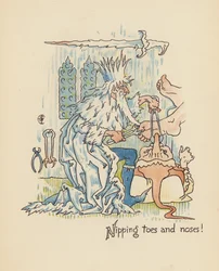 Ilustracja do Legends for Lionel autorstwa Waltera Crane