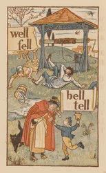 Strona z The Golden Primer (kolor lito)