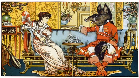 "Beauty and the Beat" Ilustracja autorstwa Waltera Crane