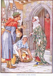 Robin Hood jako garncarz, ok. 1920
