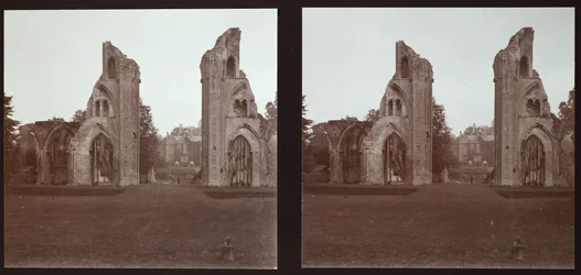 Opactwo Glastonbury, Glastonbury, Mendip, Somerset, 1913.
