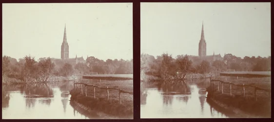 Katedra w Salisbury, Salisbury, Wiltshire, Wiltshire, 1913.