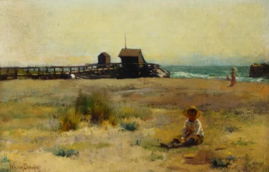 Chłopiec na plaży, 1884