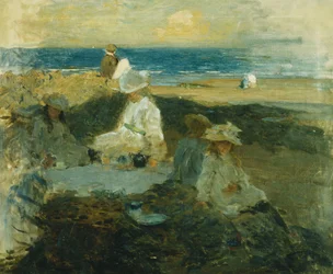 Na plaży, ok. 1903