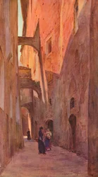 Ulica w Sienie, ok. 1900 1913
