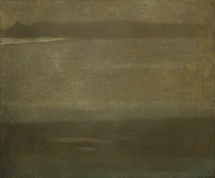 Szarość i srebro: Nokturn, ok. 1880-1900 (olej na płótnie)