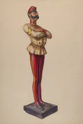 Rysunek sklepu z cygarami, c. 1937.