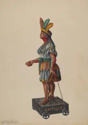 Sklep z cygarami Indian, ok. 1930 r. 1936.