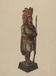 Sklep z cygarami Indian, ok. 1930 r. 1936.