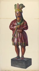 Sklep z cygarami Indian, ok. 1930 r. 1937.
