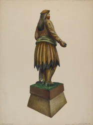 Sklep z cygarami Indian, ok. 1930 r. 1937.