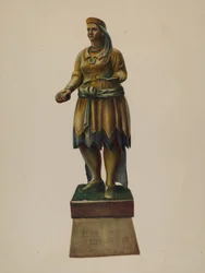 Sklep z cygarami Indian, ok. 1930 r. 1937.
