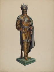 Sklep z cygarami Indian, ok. 1930 r. 1938.