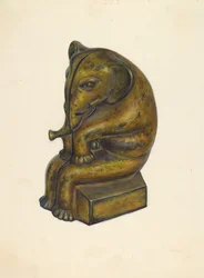 Bank Zabawek: Słoń, ok. 1939.