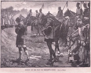 Henryk w drodze do grobowca Becketa AD 1174