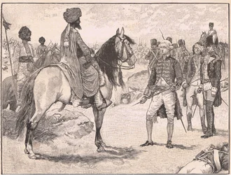 Poddanie Baillie Hyder Ali AD1780