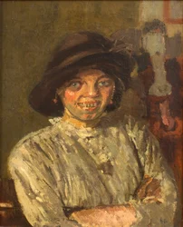 Kurczak, ok. 1914 (olej na płótnie)