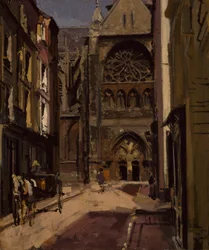 Rue Pecquet, Dieppe, 1900