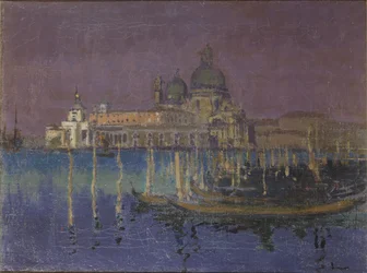 Nokturn: Dogana i Santa Maria della Salute, Wenecja, 1896