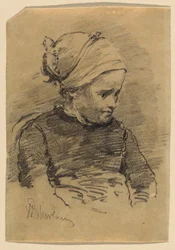 Portret chłopki