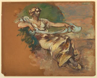 Siedząca kobieta