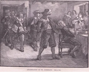 Zamach na dr. Dorislausa, AD 1649