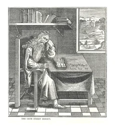 Pustelnik z Grub Street. Ze zdjęcia opublikowanego przez Richardsona, 1878