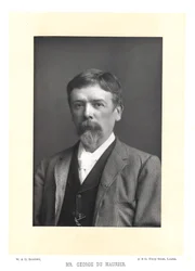 George Du Maurier, brytyjski pisarz i artysta, ok. 1895.