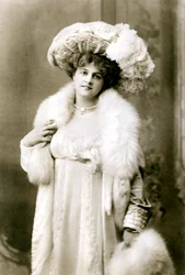 Marie Studholme 1875-1930, angielska aktorka, 1900.