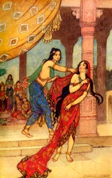 „Próba królowej Draupadi”, 1913.