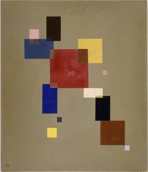 "13 rechtecke"" (Trzynaście prostokątów) Obraz Vassily Kandinsky (lub Wassily Kandinsky lub Kandinskyj