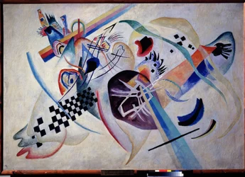 „Kompozycja nr 224. Na bieli” Obraz Wasilija Kandinsky