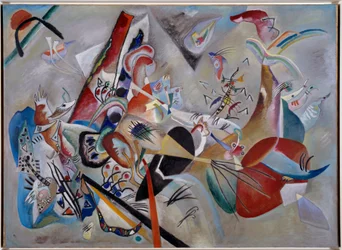Na szaro. Obraz Wassily Kandinsky (lub Wassily Kandinsky lub Kandinskij
