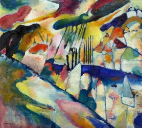 Pejzaż z deszczem, 1913